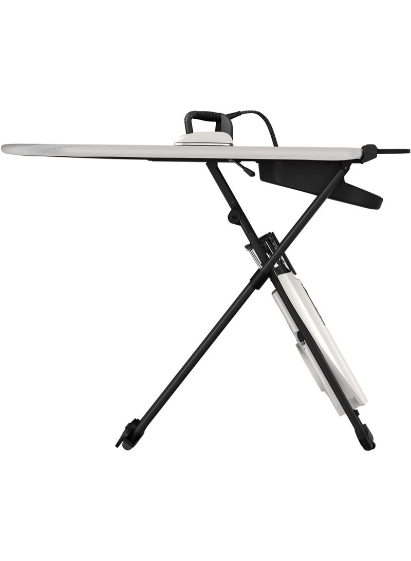 لوراستار Laurastar Smart I، بخار صحي، يقضي على 99.9% من البكتيريا والفيروسات، مكواة احترافية، طاولة كي نشطة، ترموستات جديد، أزواج بكرات، خزان مياه قابل للإزالة - Image 2